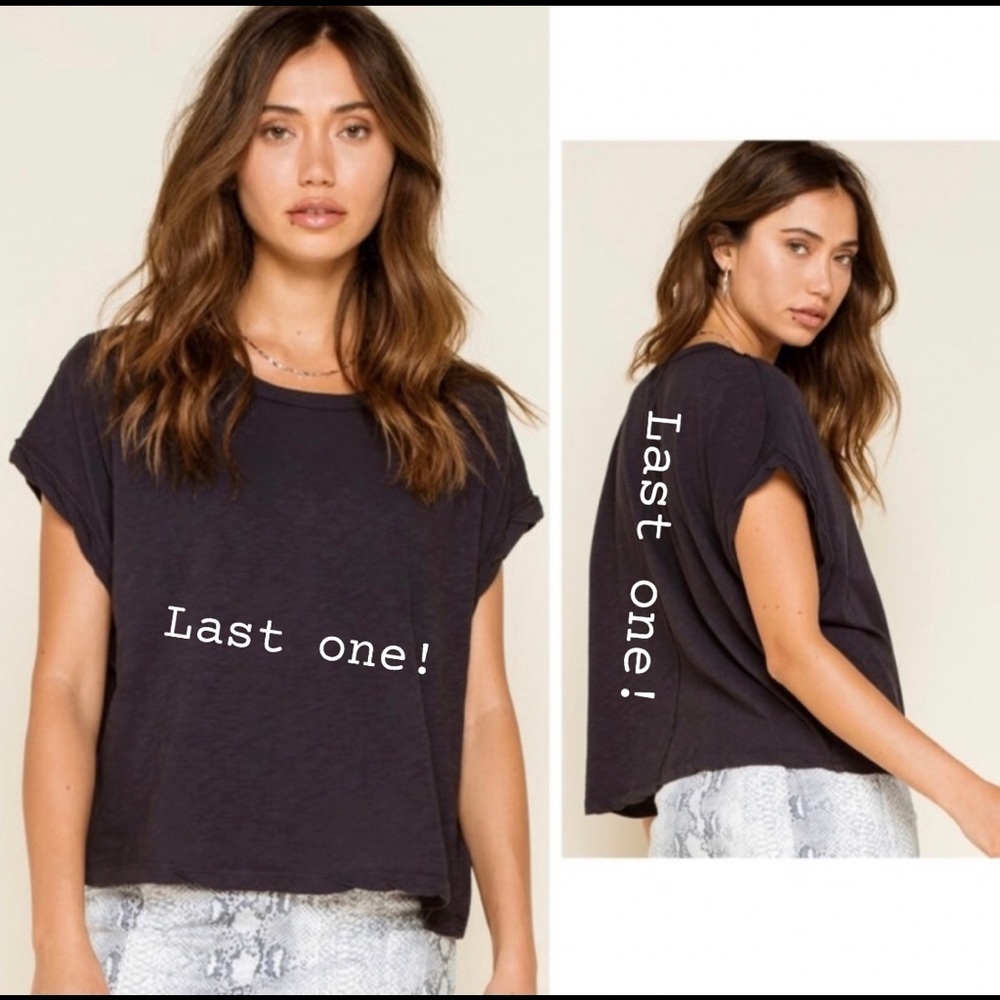 Black Free People “You Rock” Tees